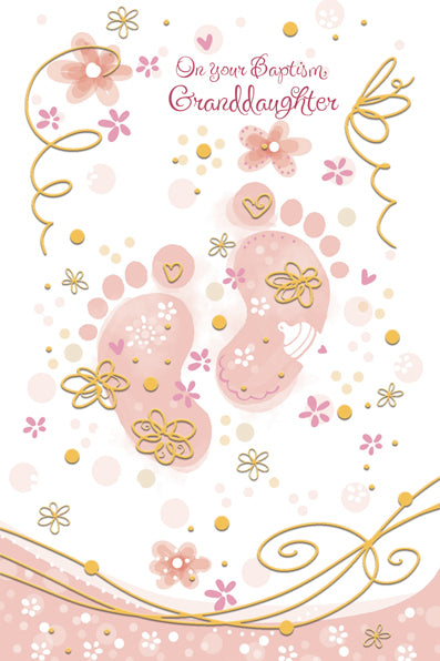 Greeting Card - Baptism - Granddaughter