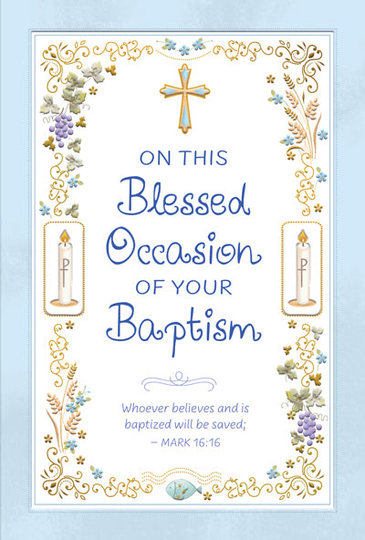 Greeting Card - Baptism
