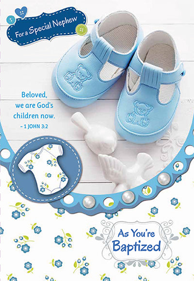 Greeting Card - Baptized - Nephew