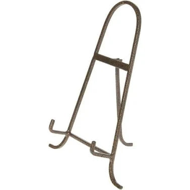 Display Stands and Easels-Gold wrought iron easels 2 sizes