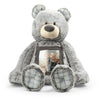 Plush~Here to Hug Picture Bear - Brown/Grey