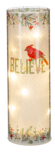 Load image into Gallery viewer, Lights- Choice of Believe, Merry or Joy Pillars