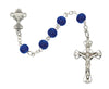 Rosary - Blue Glass - 6mm