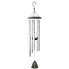 Wind Chimes - "...footprints in the sand..." - 44" - Silver with black lettering