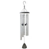 Wind Chimes - "God has you in His Keeping, I have you in my heart" - 44" - Silver with black lettering