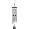 Wind Chimes - "If roses grow in heaven..." - Mother -  44" - Silver with black lettering