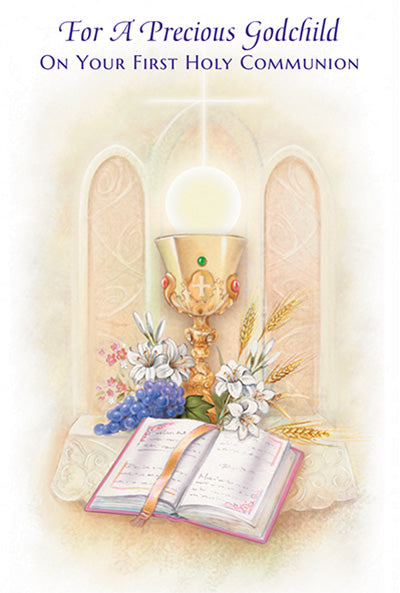 Greeting Card -First Holy Communion - Godchild