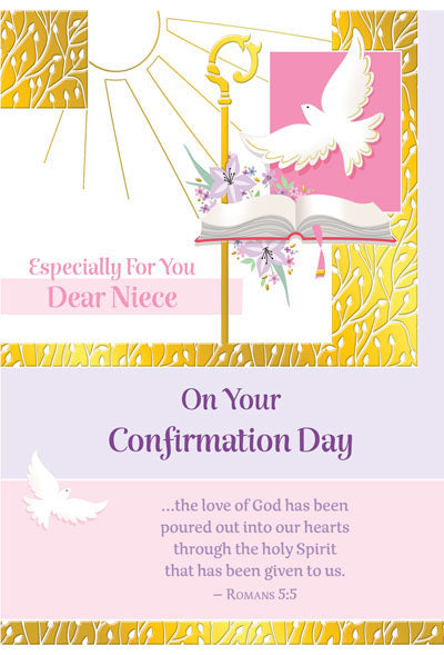 Greeting Card - Confirmation - Niece