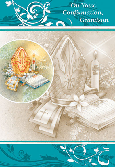 Greeting Card - Confirmation - Grandson