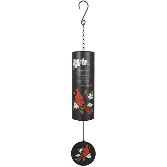 Memorial Wind Chimes, Cardinal Wind Chime, Cardinal Memorial Gift, in