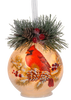 Ornaments - Glass - Merry and Bright / Cardinal