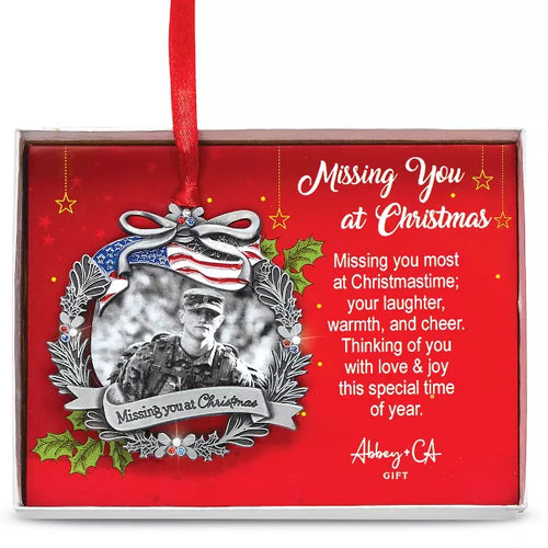 Memorial Ornament - Military - Picture Frame - 