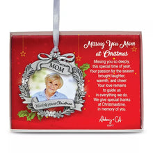 Load image into Gallery viewer, Memorial Ornament - Picture Frame - Mom