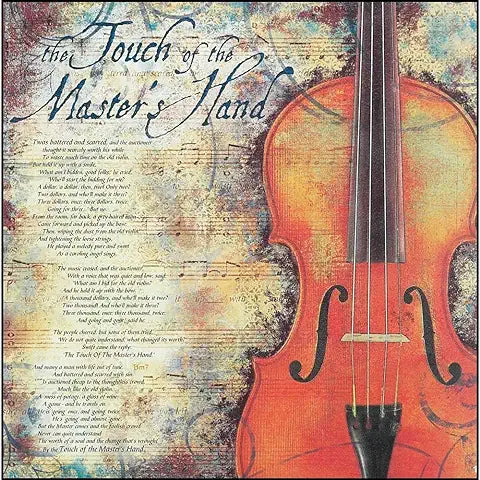 Plaque- Touch of the  Masters Hand