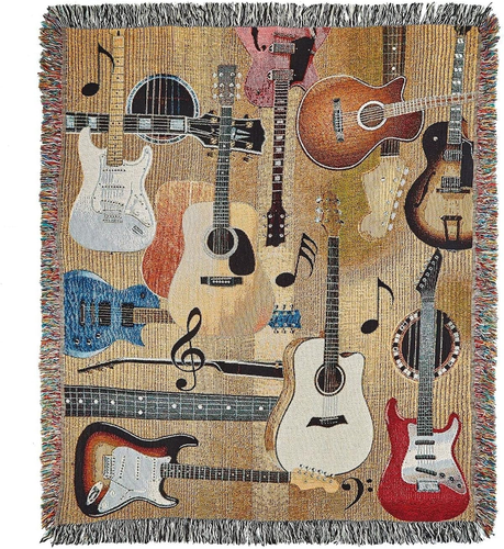 Throws/Tapestries~Guitar Collage