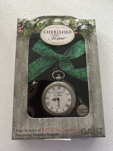 Ornament - Cherished Time - Functioning Timepiece Keepsake