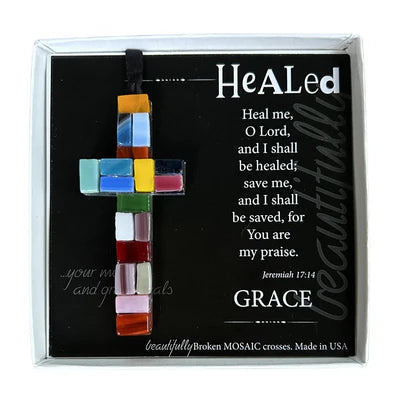 Ornament - Healed - Mosaic Cross