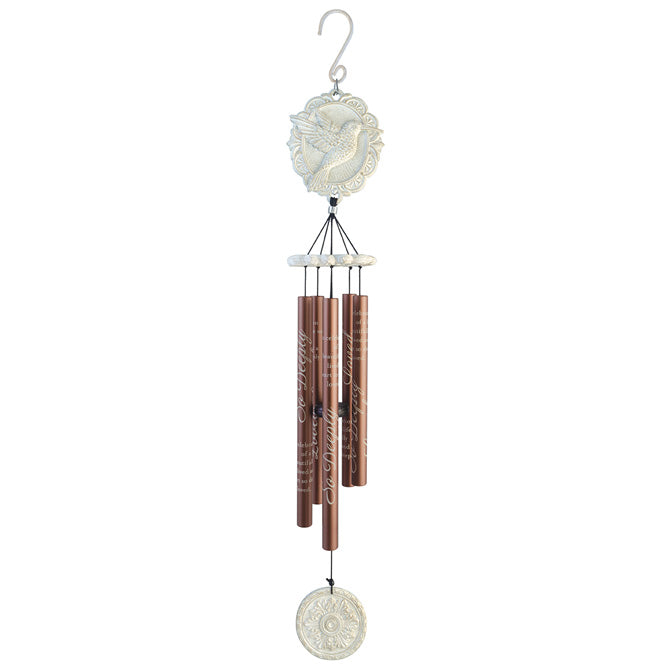 Windchime~Vintage Deeply Loved with Hummingbird