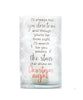 Memorial Hurricane - With Sentiment - Glass