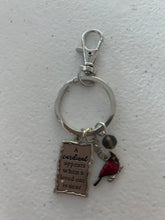 Load image into Gallery viewer, Cardinal Key Chain - A Cardinal is a visitor from Heaven