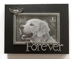 Pet Memorial Picture Frame - "Forever in my heart" - 4" X 6" Photo - 7" X 9" Frame