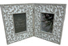 Picture Frame - Love Every Moment - Hinged - Filigree Accent - 4" X 6" Photo - 10.5" X 17" Frame