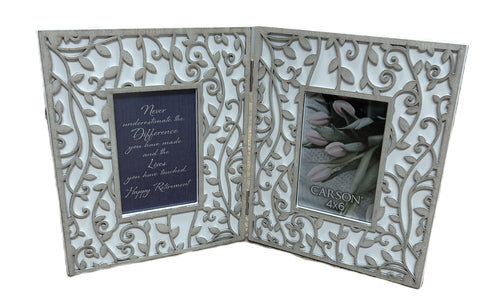 Picture Frame - Retirement - Hinged - Filigree Accent - 4