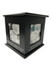 Photo Cube - "My Love..." - Black - Floral - 4" X 4" Photos (4) - 7" Cube Overall