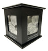 Photo Cube - "True Friends" - Black - Dragonflies - 4" X 4" Photos (4) - 7" Cube Overall