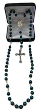 Load image into Gallery viewer, Rosary - Viridian Wooden beads