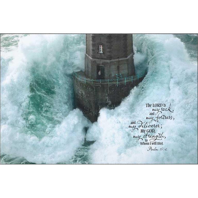 Plaque-Lighthouse Psalm 18:2