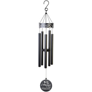 Wind Chime- 34" Laser Cut " In Our Hearts"