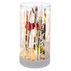 Cardinal Glass Cylinder - Lights Up
