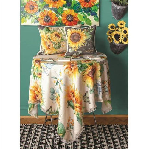 Table Cloth/Throw - Sunflower Fields - 51