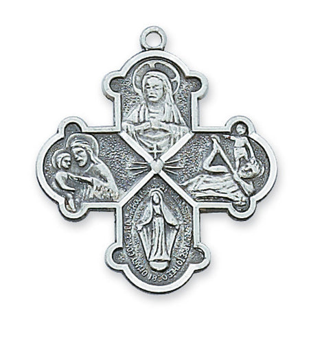 4 Way Medal - Stainless Steele