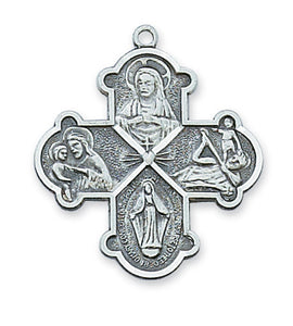 4 Way Medal - Stainless Steele