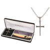 Necklace-"Man of God" Silver Tone