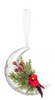 Ornament - Cardinal Sitting on Moon