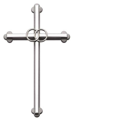 Cross - Wedding Ring - Choice of Gold or Silver