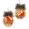 Ornaments - Glass - Merry and Bright / Cardinal