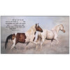 Wall Plaque - Horse -  "You Will Go Out in Joy"