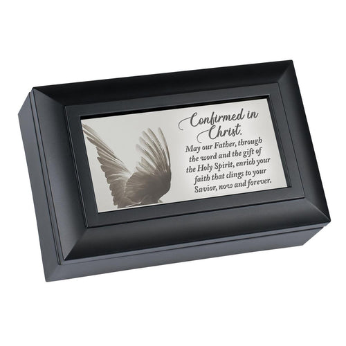Music Box - Confirmation - Song: What A Friend We Have In Jesus - Matte Black