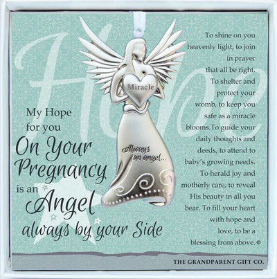 Ornameny - Pregnancy Angel - Pewter