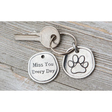 Load image into Gallery viewer, Pewter Coin - Key Chain - Poem