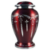 Keepsake Urn-Victorian Night, Ruby, and White