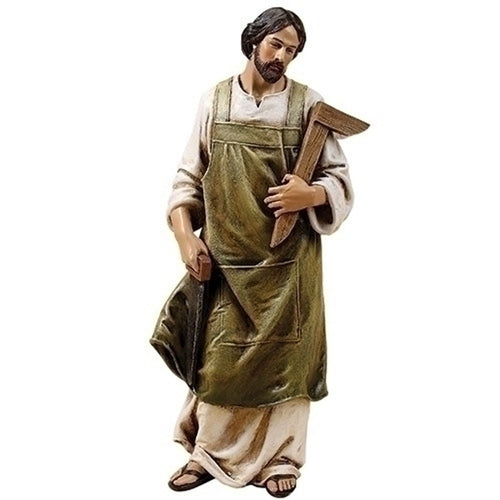 Figurine - St. Joseph the Worker - Stone/Resin - 10