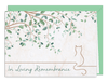 Condolence Cat Card - In loving memory