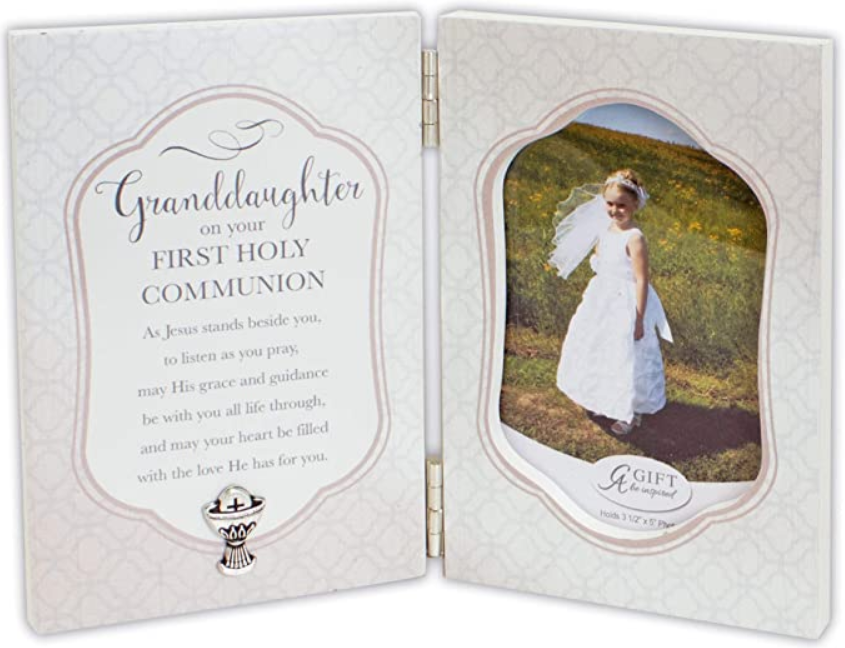 Picture Frame - Granddaughter First Communion - Hinged - 4.5