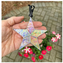 Load image into Gallery viewer, Ornament - Memorial - Handmade Iridescent Glass Star