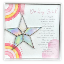 Load image into Gallery viewer, Ornament - New Baby - &quot;Little Star&quot; - Girl/Boy Variations